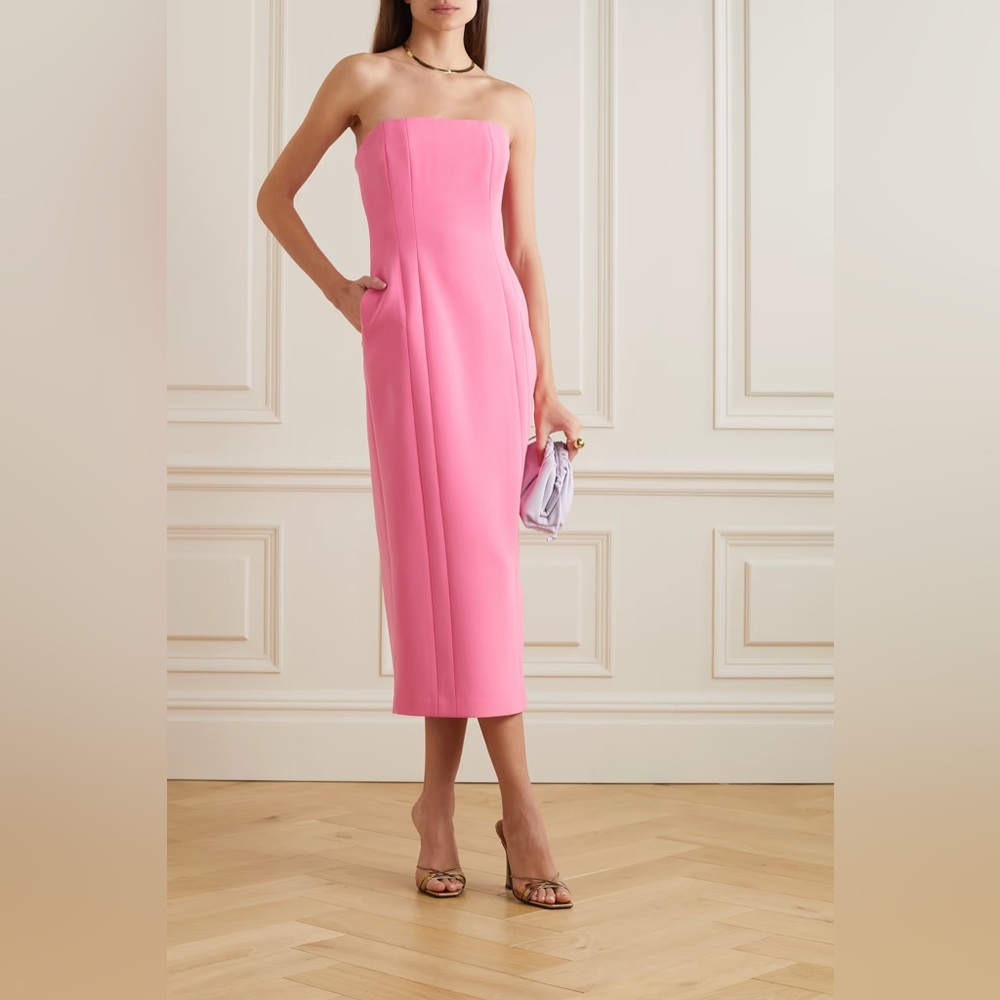 A.L.C. Elizabeth Strapless Midi Dress